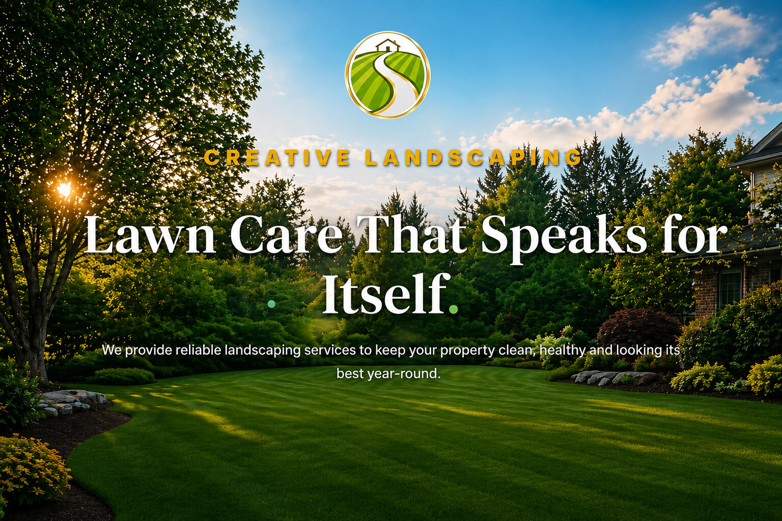 Creative Landscaping - Landing Page Design